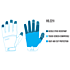Tactical Needle Resistant Gloves, 6 Pair
