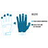 Tactical Needle Resistant Gloves ASTM Hypodermic, 6 Pair