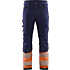 Hi-Vis 4-way-stretch trousers without nail pockets