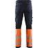 Hi-Vis 4-way-stretch trousers without nail pockets