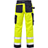 Flame high vis craftsman trousers class 2 2584 FLAM