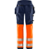 High vis Green craftsman stretch trousers woman class 1 2663 GSTP