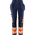 High vis Green craftsman stretch trousers woman class 1 2663 GSTP