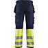 Hi-vis 4-way-stretch trousers