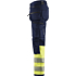 Hi-vis 4-way-stretch trousers