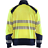 High vis sweatshirt with half zip