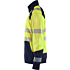 High vis sweatshirt with half zip