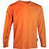4511 Long-sleeved t-shirt, white orange
