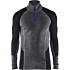 Underwear zip-neck top WARM 100% merino