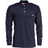 Flame retardant poloshirt, long sleeve