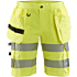 Ladies hi-vis shorts with stretch