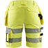 Ladies hi-vis shorts with stretch