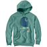 Rain defender® loose fit midweight ''c'' logo graphic sweatshirt
