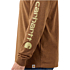 Relaxed fit heavyweight long-sleeve camo logo graphic t-shirt