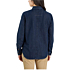 Relaxed fit midweight denim long-sleeve shirt
