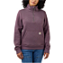 Relaxed fit midweight half zip sweatshirt