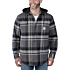 Rugged Flex™ Relaxed Fit Flannel Fleece Lined Hooded Shirt Jac