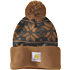 Knit Pom Jacquard Beanie   