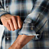 Montana Rugged Flex™ Relaxed Fit Lightweight Long-Sleeve Press-Stud Front Check Shirt