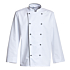 Chef's jacket with cuff and piping, Pipe