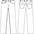 Jeans w. extra length, Harmony