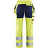 Ladies high vis trousers with stretch