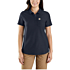 W relaxed fit midweight short-sleeve pocket polo