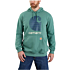 Rain defender® loose fit midweight ''c'' logo graphic sweatshirt