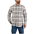 Rugged flex® relaxed fit midweight flannel long-sleeve plaid shirt