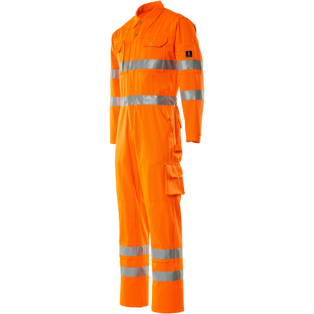 Boilersuit with kneepad pockets