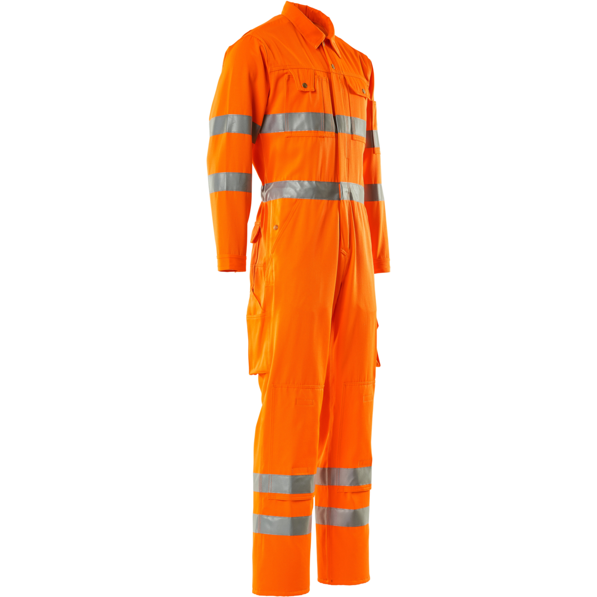 Boilersuit with kneepad pockets