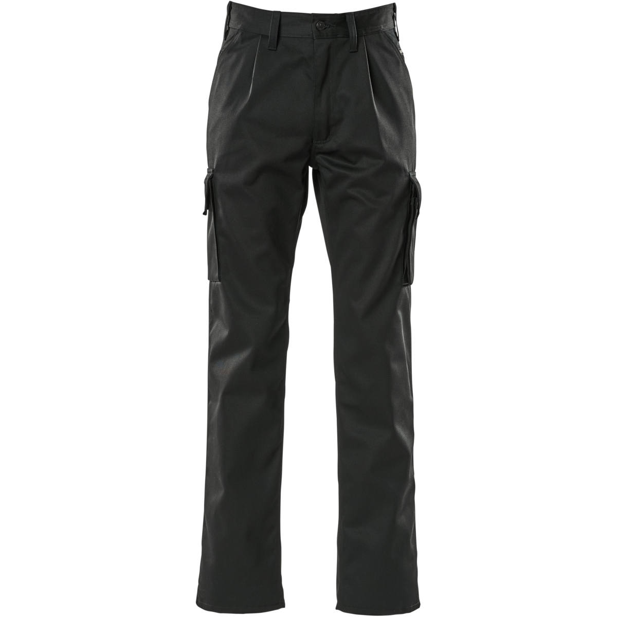 Trousers with thigh pockets