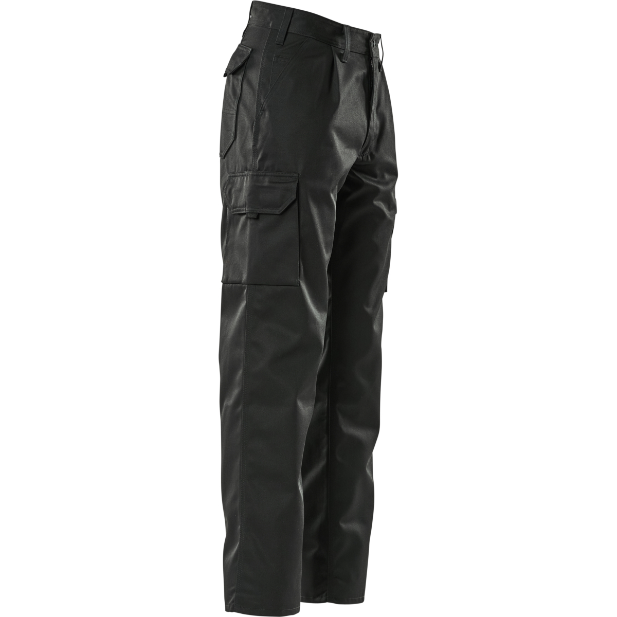 Trousers with thigh pockets