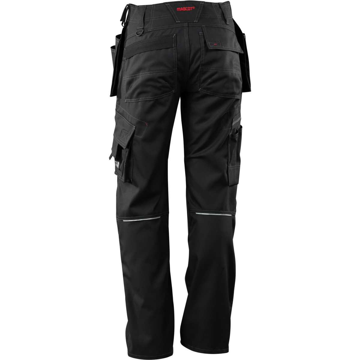 Trousers with thigh pockets