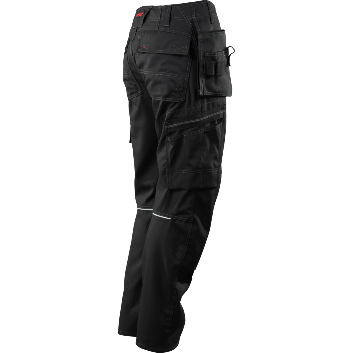 Trousers with thigh pockets