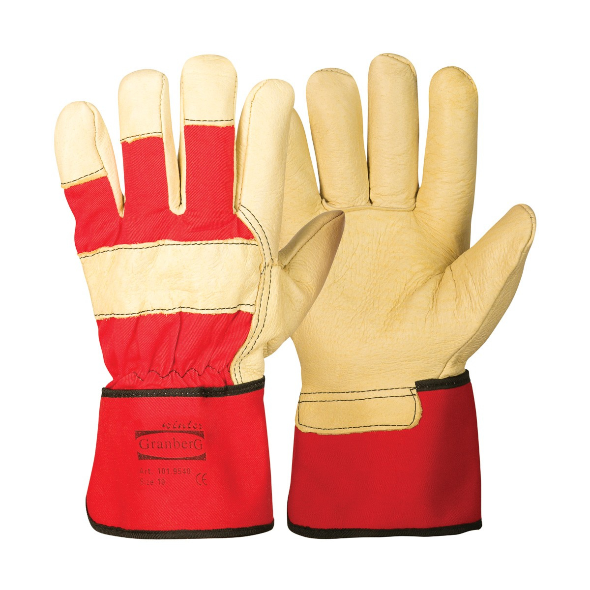 Work Winter Gloves, 6 Pair