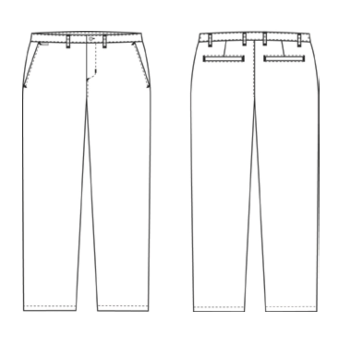 Trousers w/narrow legs, Garcon