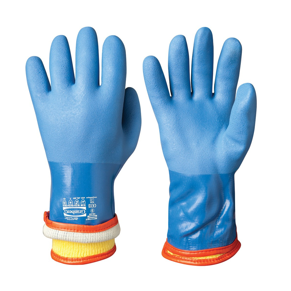 Vinyl/PVC Chemical Resistant Winter Gloves Chemstar®, 10 Pair