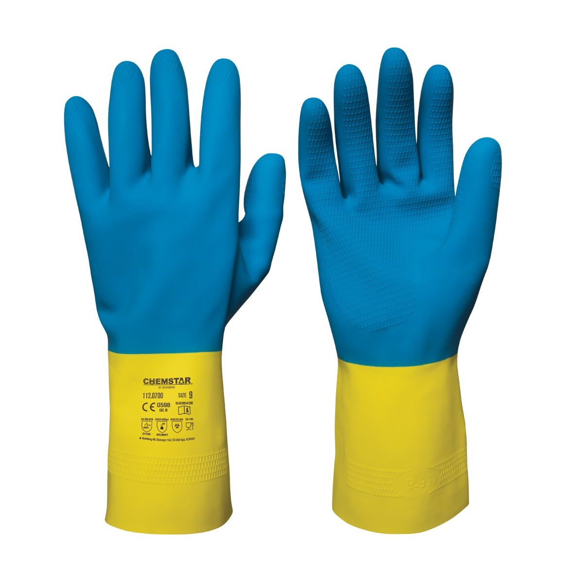 Latex Chemical Resistant Gloves Chemstar®, 12 Pair