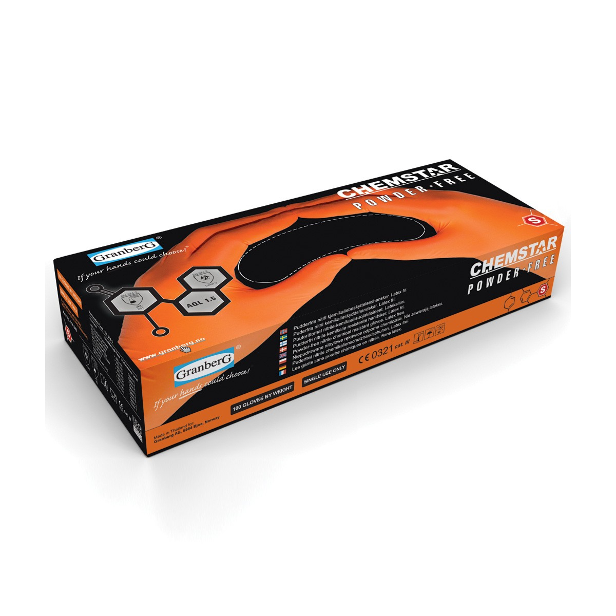Single-Use Chemical Resistant Gloves Chemstar®