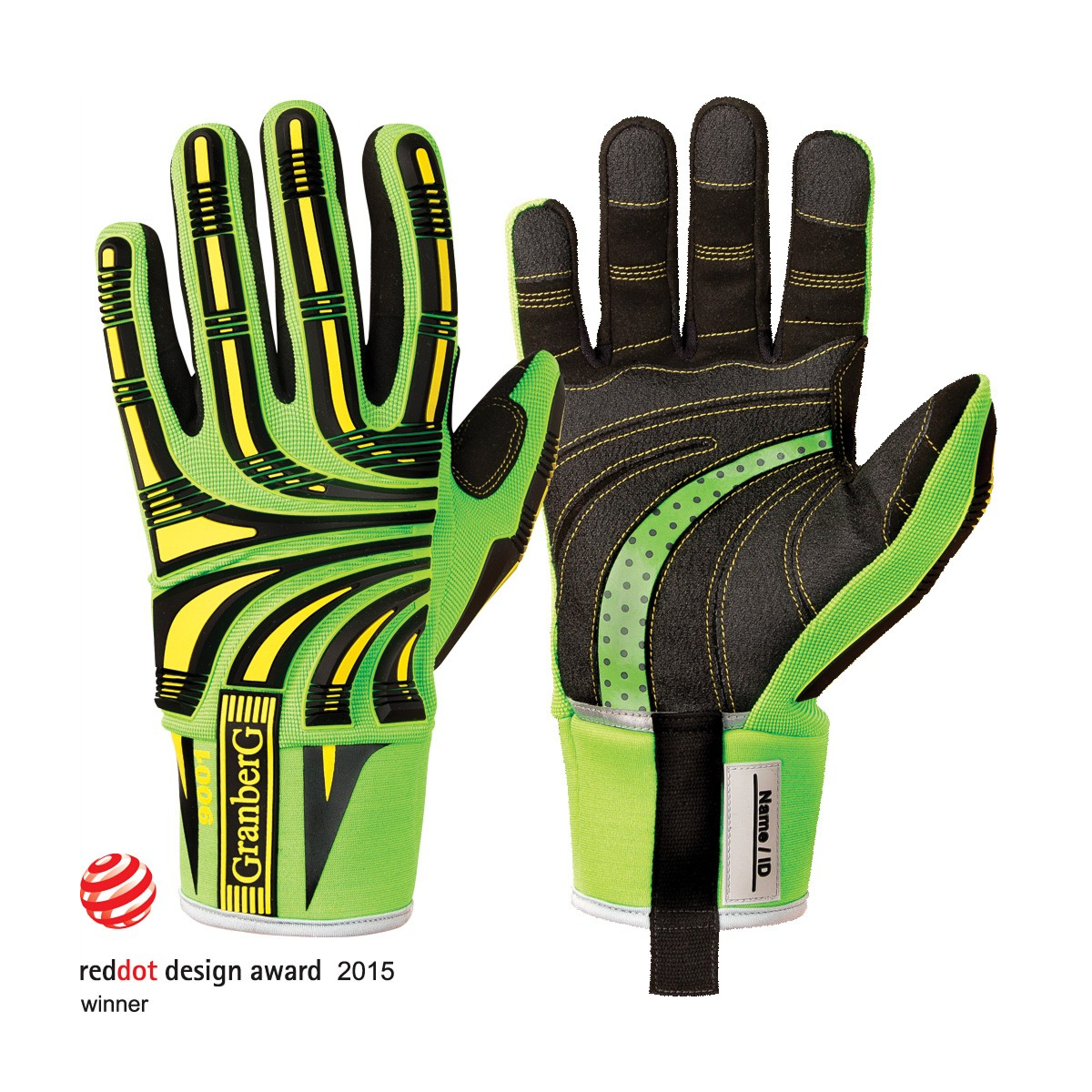 Cut Resistant Gloves with Impact Protection, 6 Pair