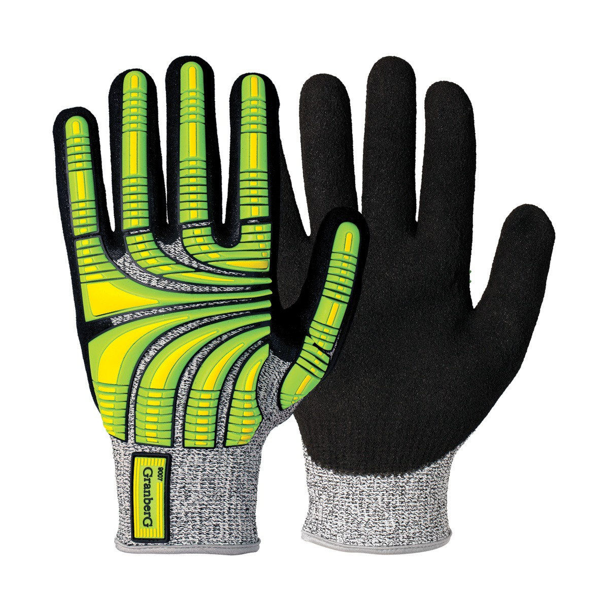 Cut Resistant Impact Hi-Viz™ Protective Gloves, 6 Pair