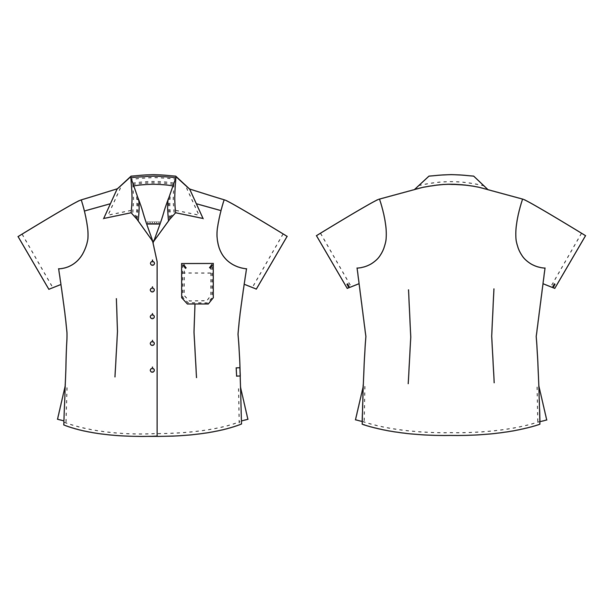 Ladies´shirt w. short sleeves, Performance