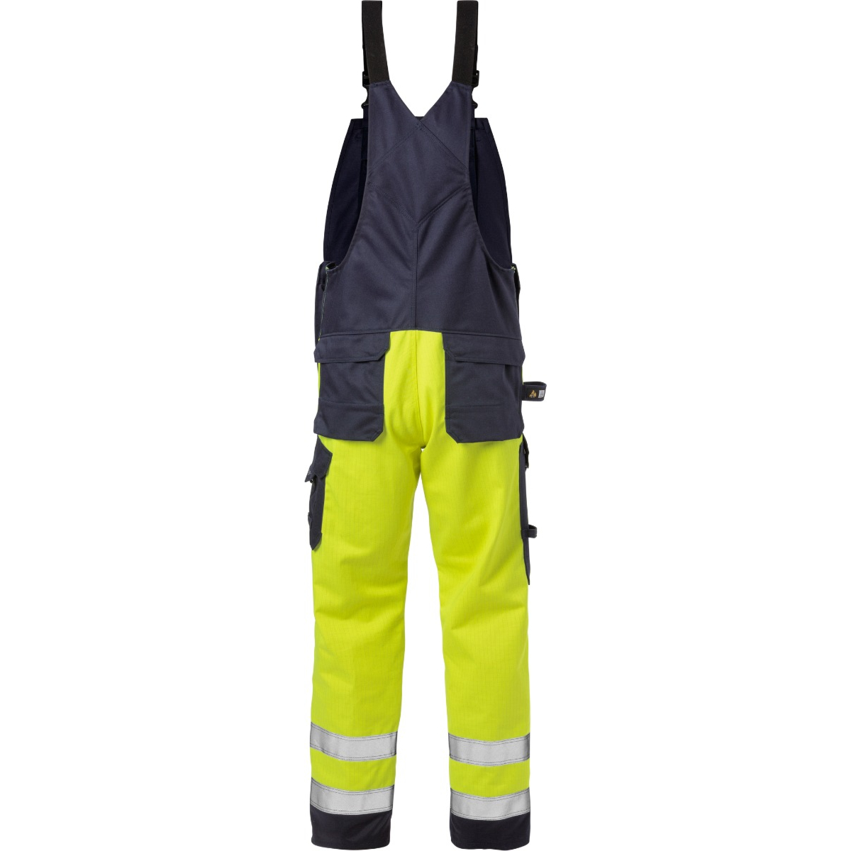Flame high vis bib'n'brace class 2 1585 FLAM
