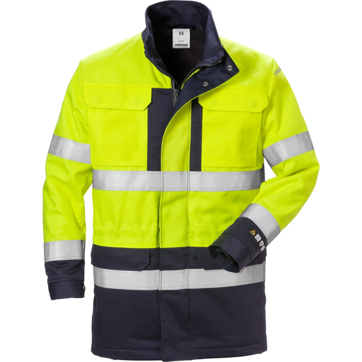 Flame high vis winter parka class 3 4589 FLAM