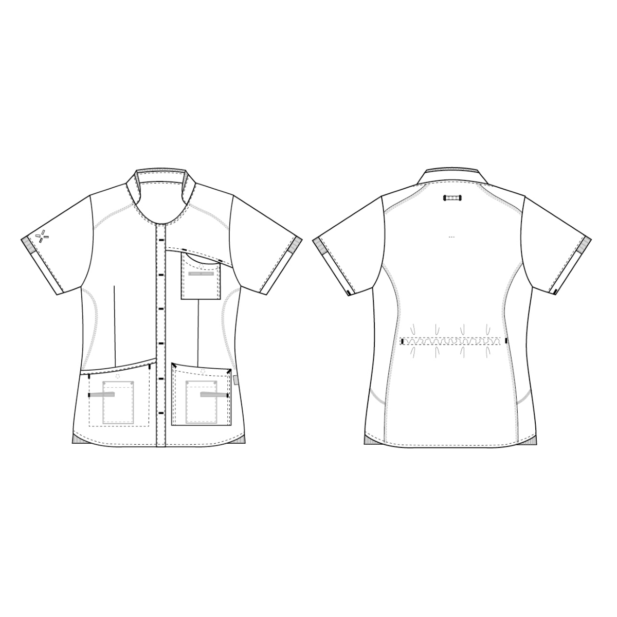 Ladies' tunic/shirt, Sporty