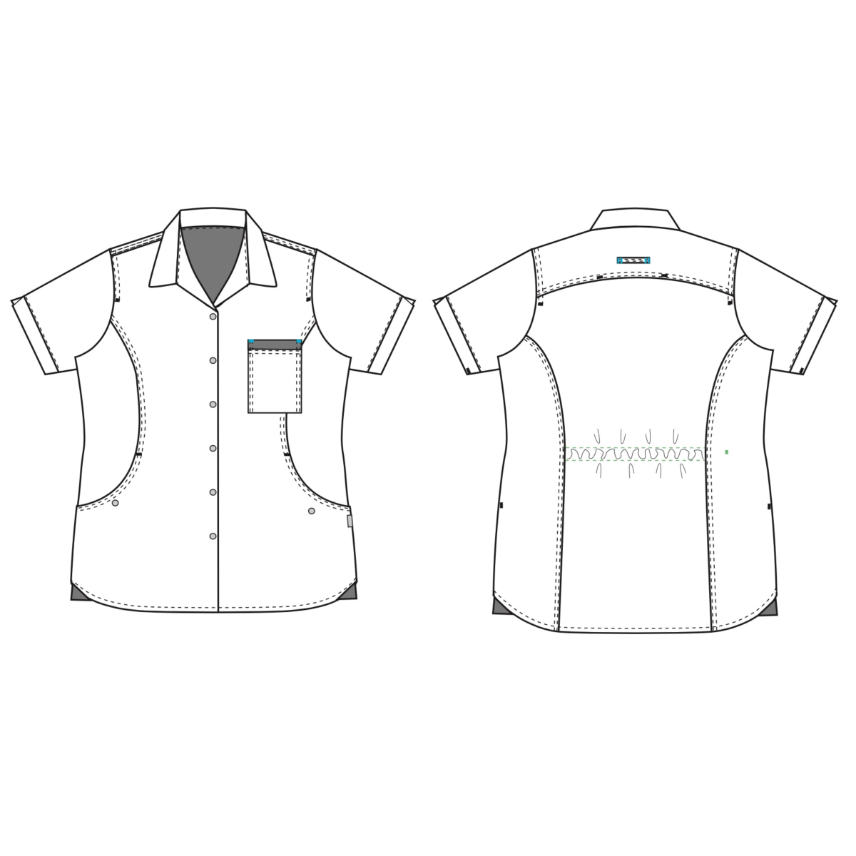 Elegant and trendy tunic, CROSS