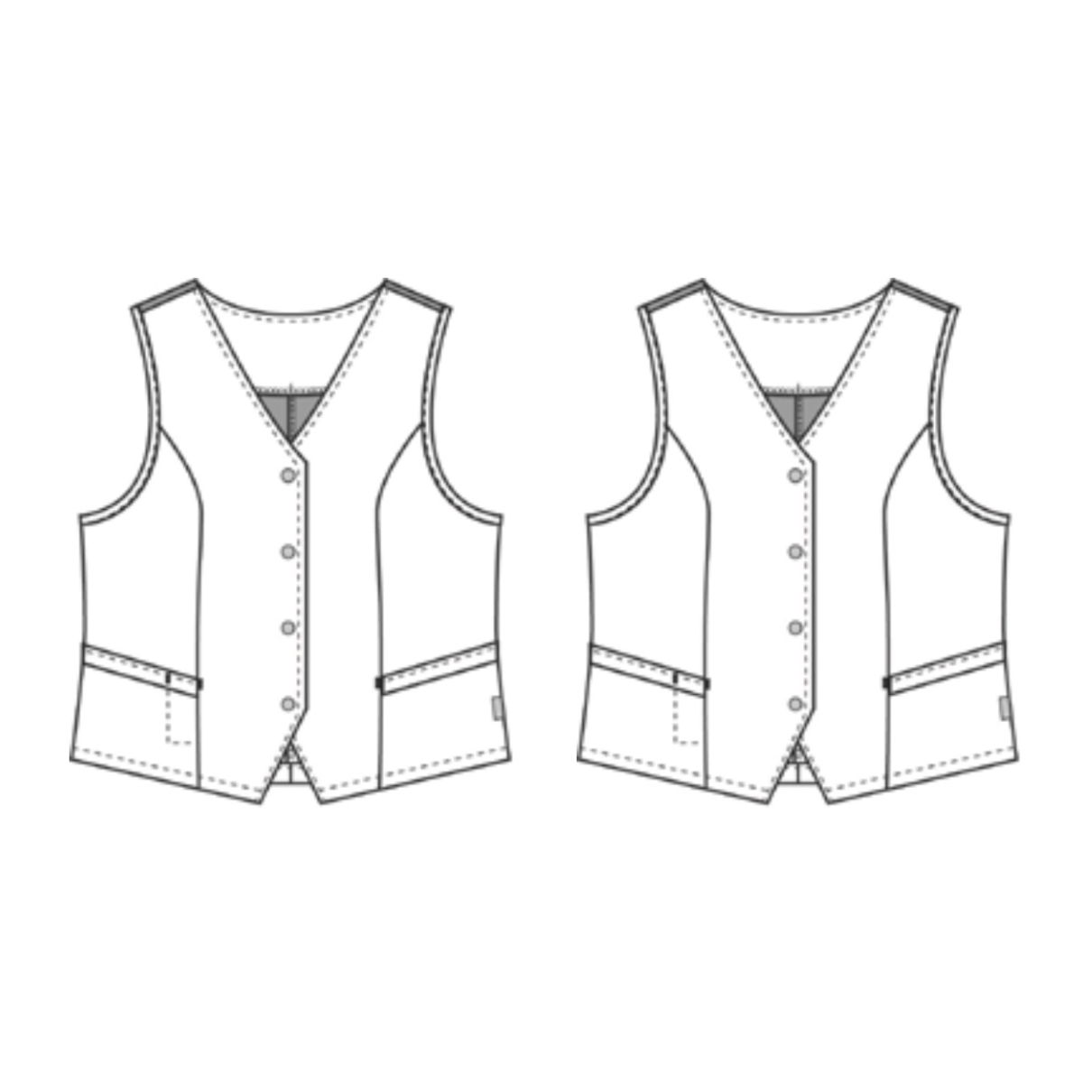 Feminine waistcoat, Garcon