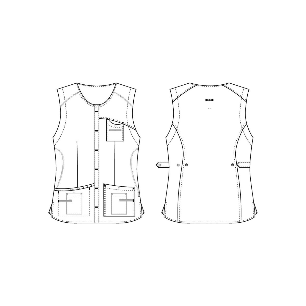 Ladies´s waistcoat, Sporty