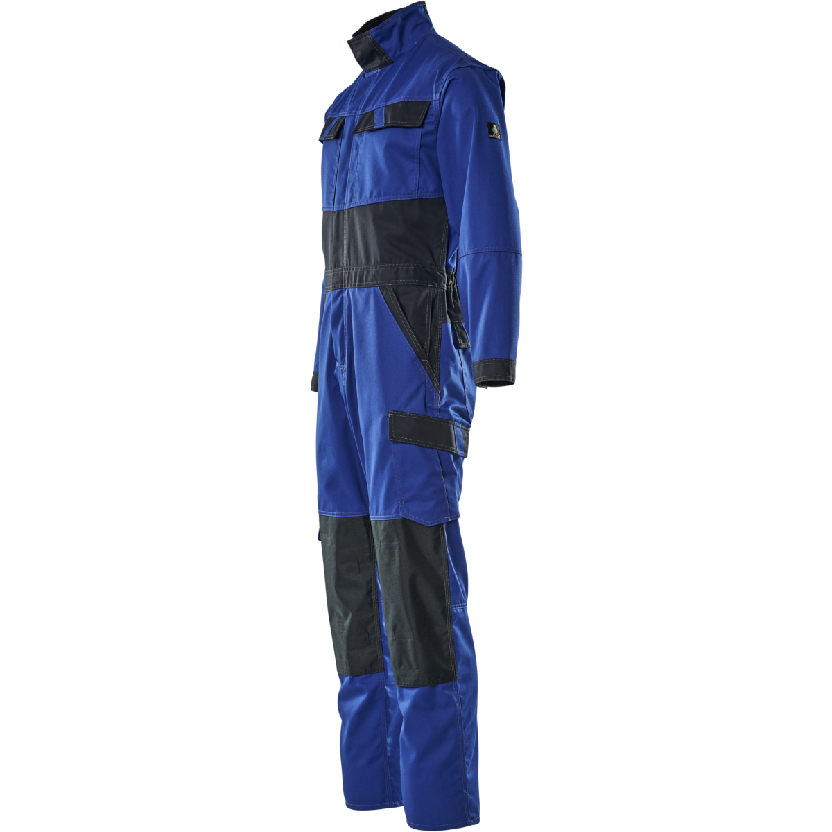 Boilersuit with kneepad pockets